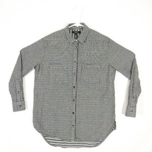 Madewell Womens Boyfriend Button Flannel Plaid EUC